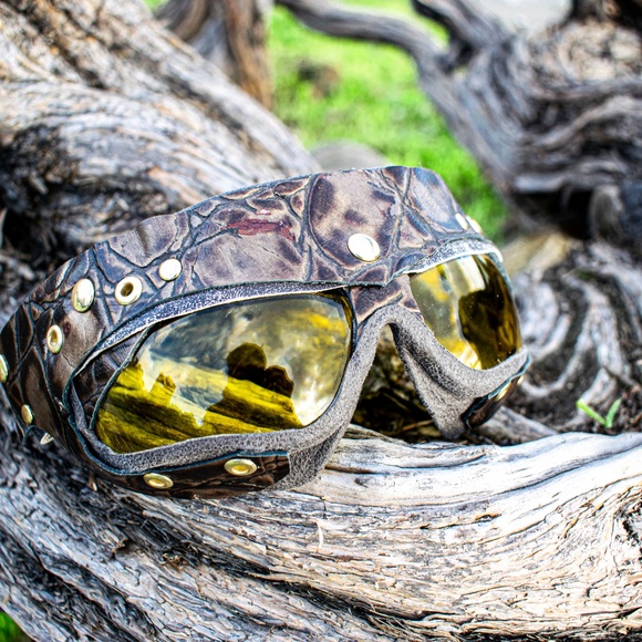 Leather Goggles. Perfect for Burning Man - Picture 1 of 8